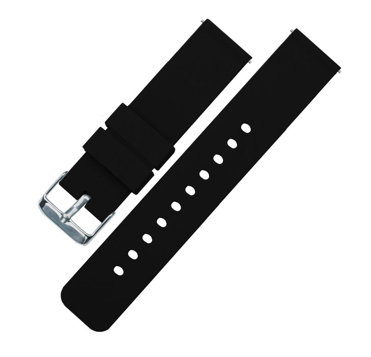 Gear Sport Black Silicone Watch Band by Barton Watch Bands