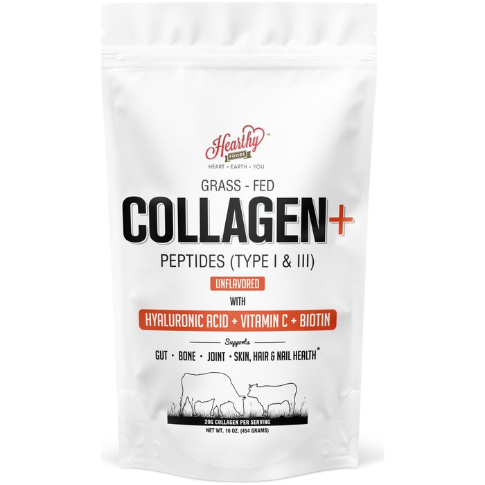 Collagen+ with Hydrolyzed Collagen Powder - Biotin - Hyaluronic Acid & Vitamin C