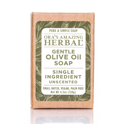 Ora's Amazing Herbal Gentle Olive Oil Soap, Unscented Soap