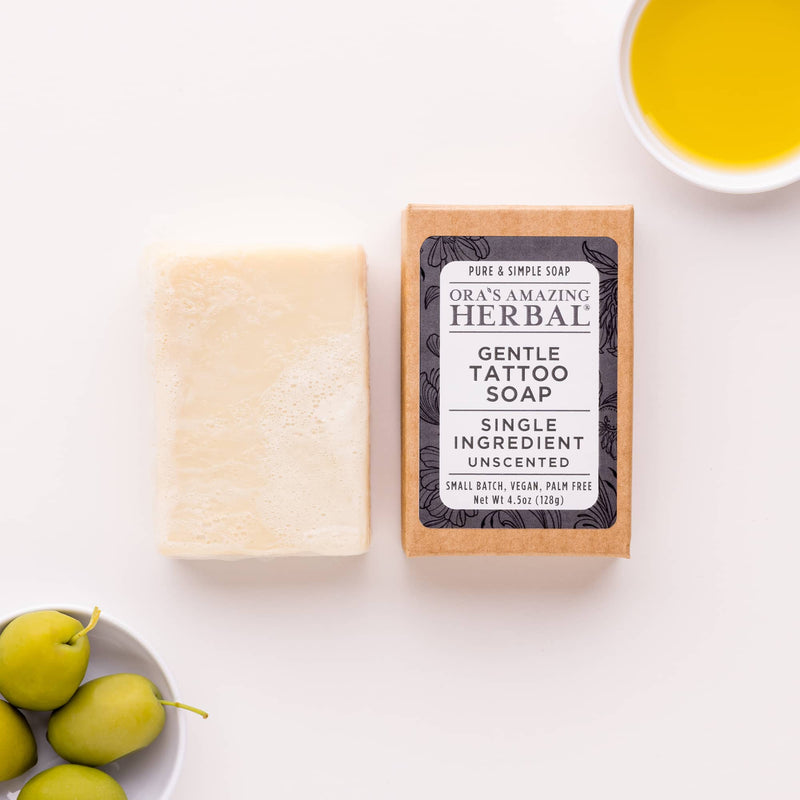 Ora's Amazing Herbal Tattoo Soap, Unscented Soap