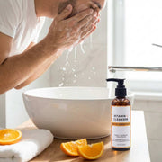 Shave Essentials Gentle Vitamin C Facial Cleanser for Anti-Aging Skincare Face Wash