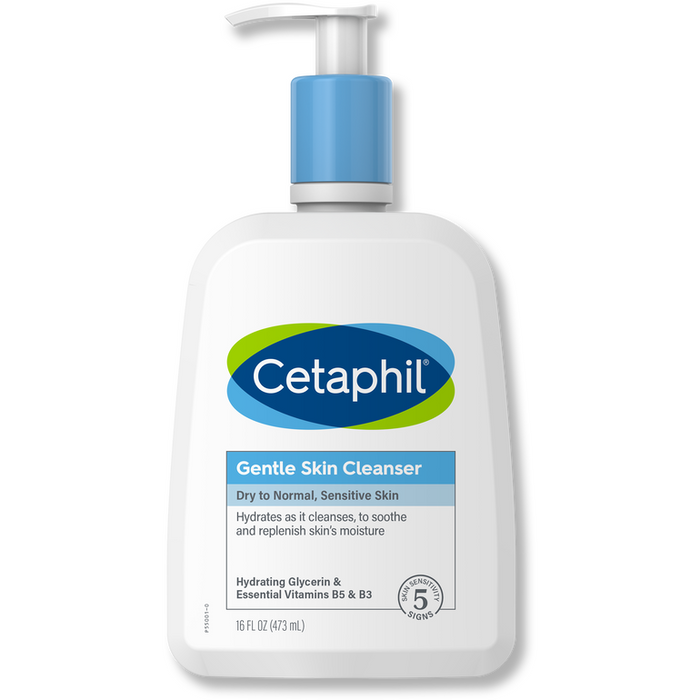 Cetaphil Gentle Skin Cleanser, Hydrating Dry/Normal Sensitive Skin - 16.0 Fl Oz