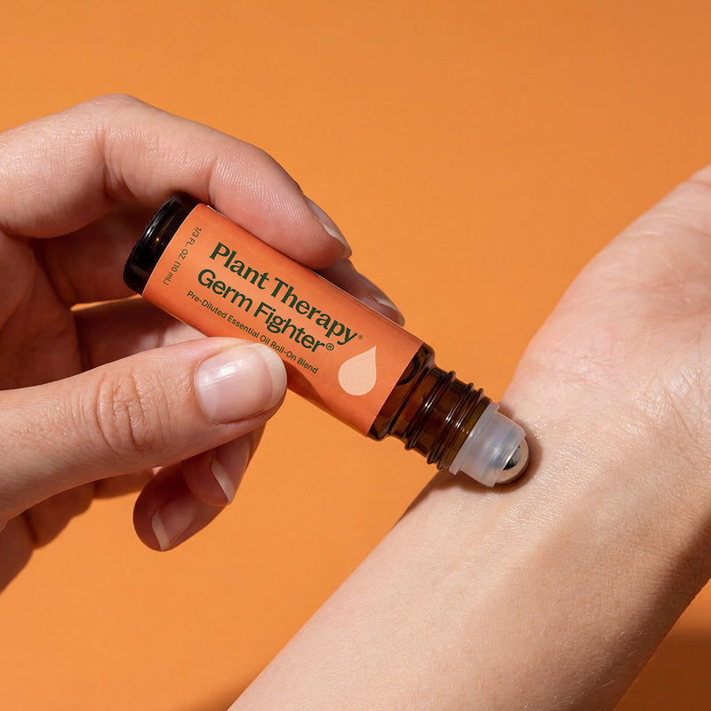 Plant Therapy Germ Fighter Essential Oil Blend Essential Oil Coral 10 mL,30 mL,100 mL