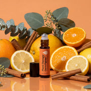 Plant Therapy Germ Fighter Essential Oil Blend Pre-Diluted Roll-On Essential Oil Dark Salmon 10 mL