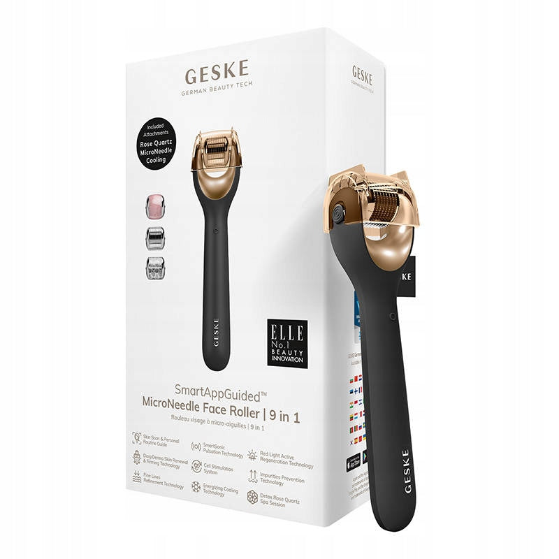 Nava Beauty GESKE Microneedle Face Roller 9 in 1 Gray Sales Lavender Default Title