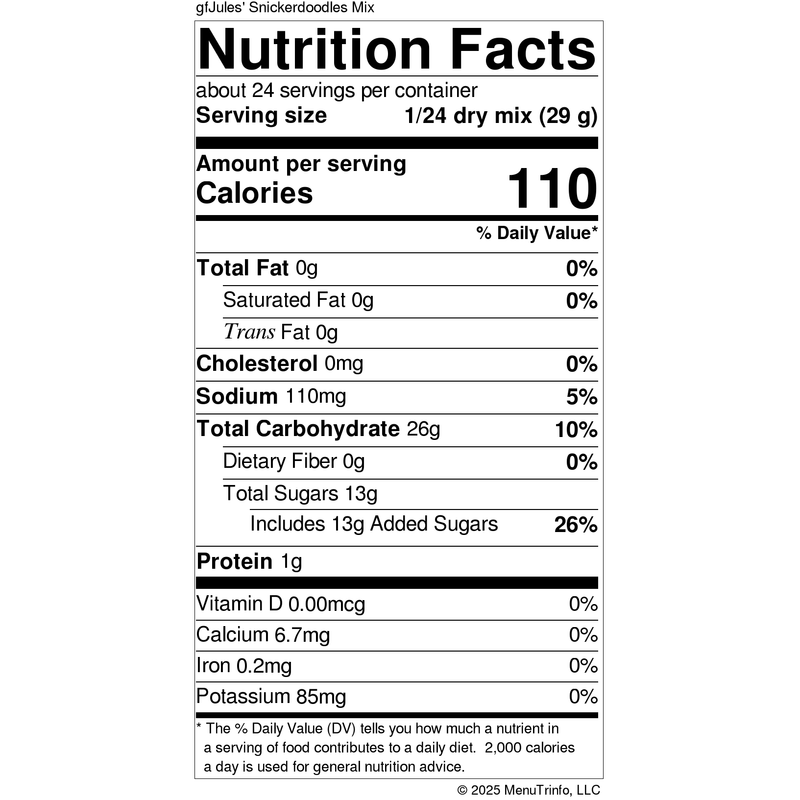 gfJules gfJules Gluten Free Snickerdoodle Mix