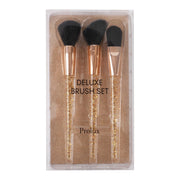 Prolux Cosmetics Gold Flakes 3-Piece Brush Set BRUSH SET