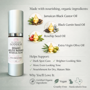 Glimmer Goddess® Organic Skin Care Organic Skin Brightening Serum – Ageless Radiance & Dark Spot Treatment Serums