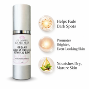 Glimmer Goddess® Organic Skin Care Organic Skin Brightening Serum – Ageless Radiance & Dark Spot Treatment Serums