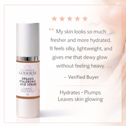 Glimmer Goddess® Organic Skin Care Organic Hyaluronic Acid Serum – Plumping Hydration 1 oz. Serums