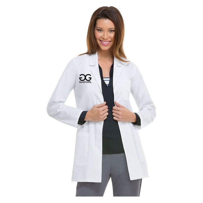 GladGirl GladGirl Professional Eyelash Artist, Spa and Salon Lab Coat Marketing