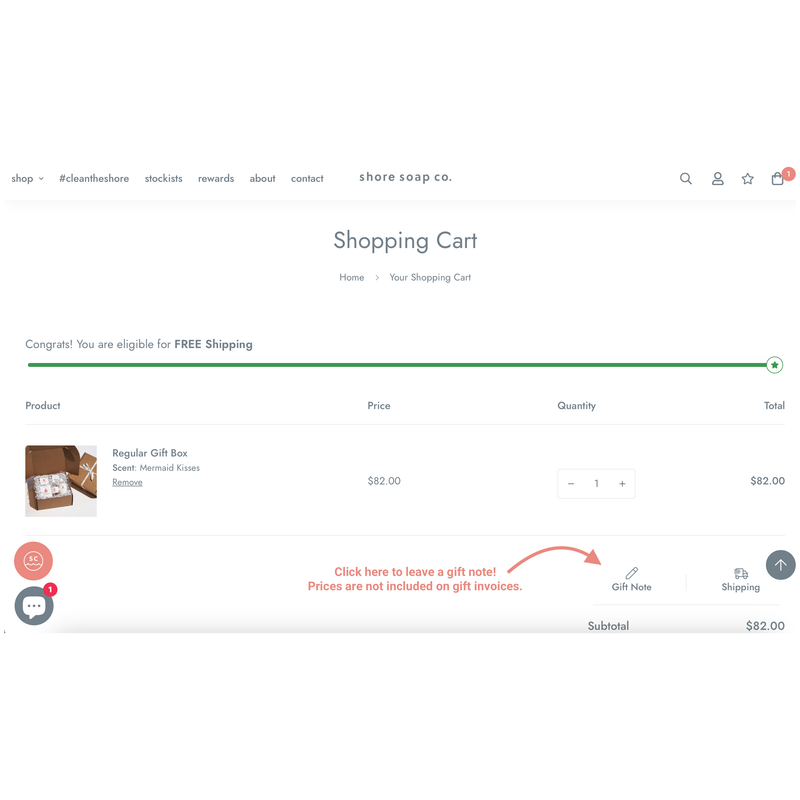 Shore Soap Co. Shore Thing Gift Box Gift Box