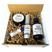Rooted Earth Farm + Apothecary Chaga Skin Care Gift Set Herbal Salves + Balms