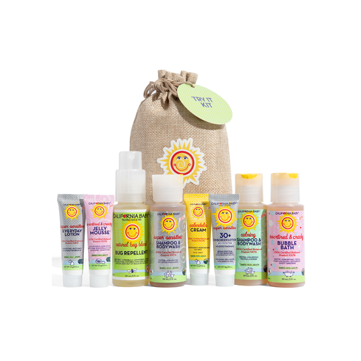 California Baby Try It Kit Samples White Smoke