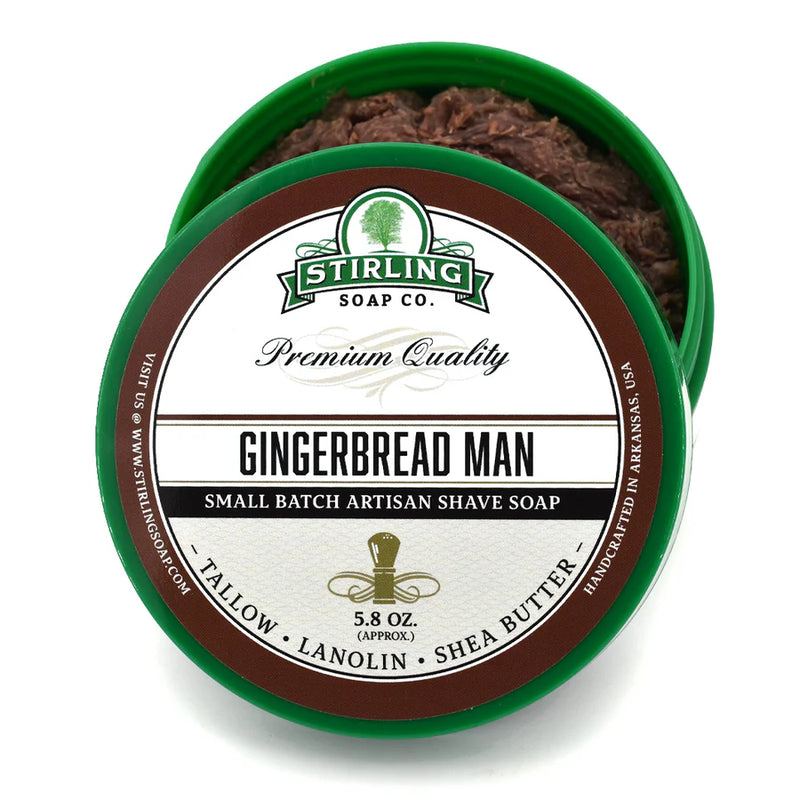 Stirling Soap Co. Stirling Soap Co. Gingerbread Man Shaving Collection Shaving Kit