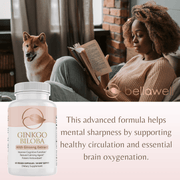 Bellawell Health Ginkgo Biloba Formula by Bellawell Capsules Misty Rose