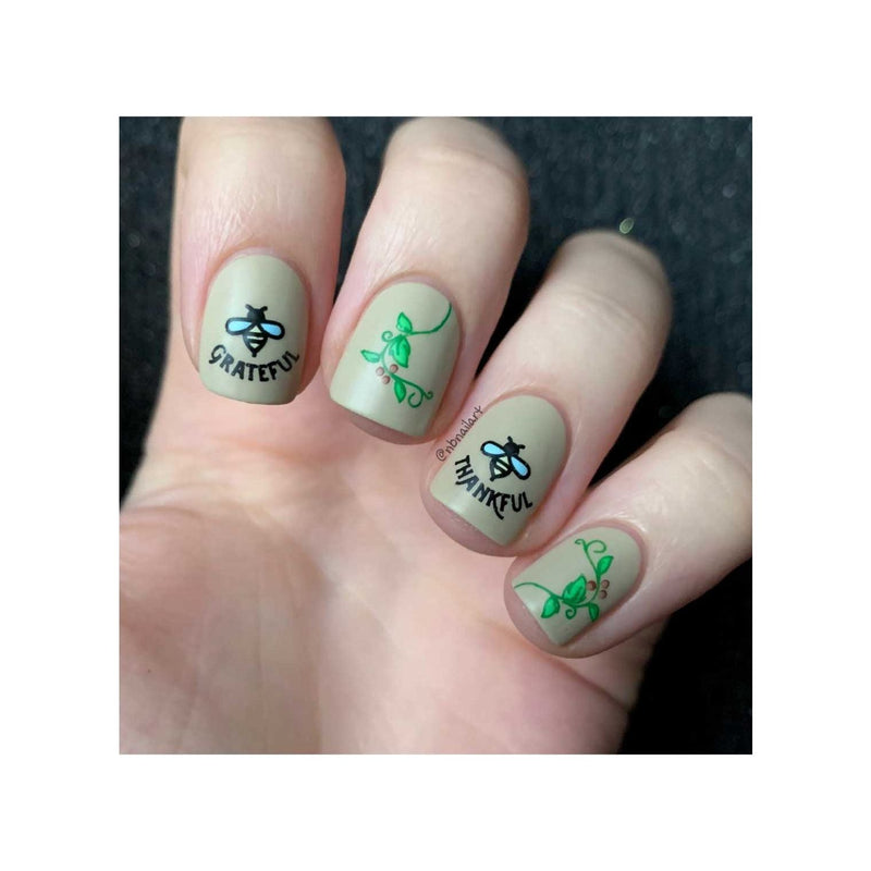 UberChic Beauty Give Thanks-02 Stamping Plate