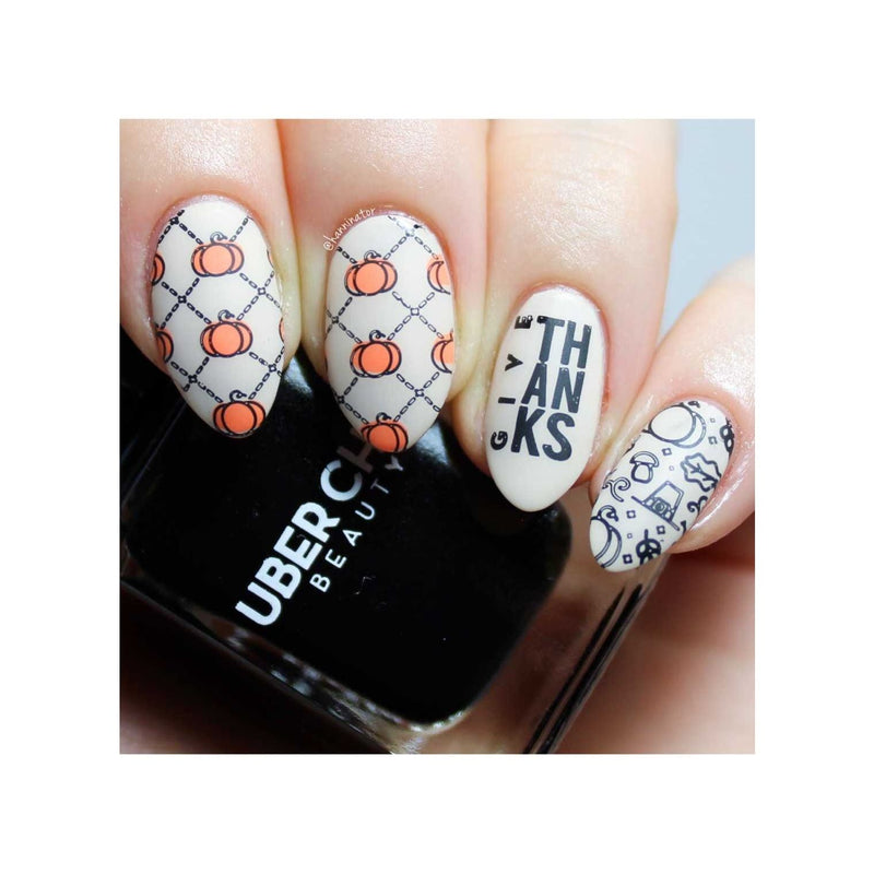 UberChic Beauty Give Thanks-02 Stamping Plate
