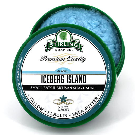 Stirling Soap Co. Stirling Soap Co. Iceberg Island Shave Soap Jar 5.8 Oz Shave Soap