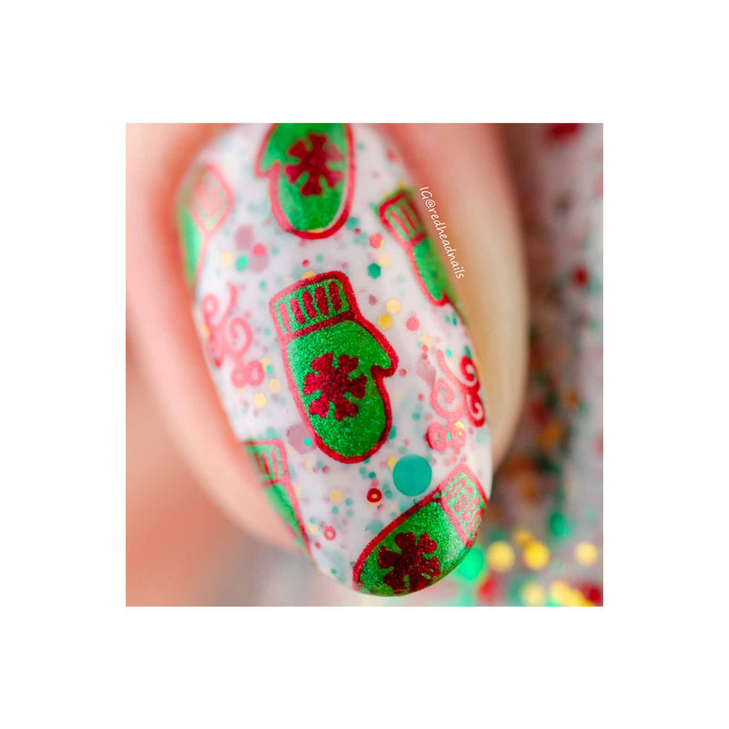 UberChic Beauty Jingle All The Way, (Christmas-05) Stamping Plate