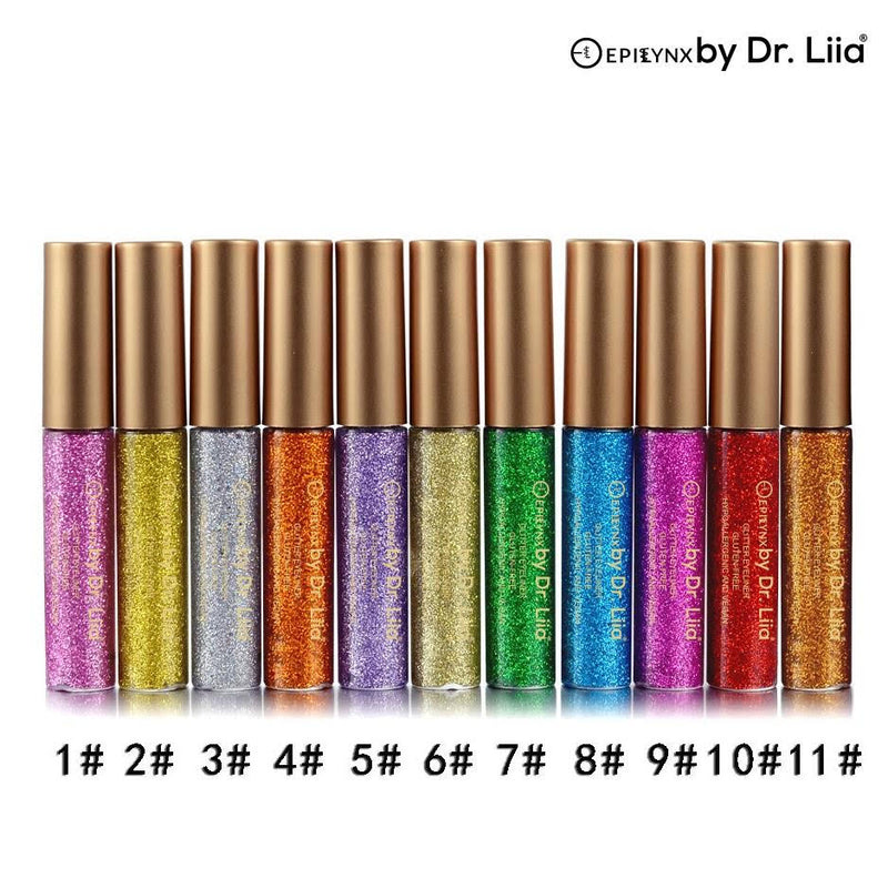 EpiLynx Shimmer & Shine Glitter Eyeliner – Vegan, Allergen-Free, Long-Wearing Eyeliner