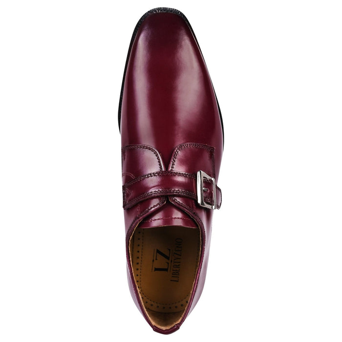 GLORIA Genuine Leather Oxford Style Monk Straps Shoe