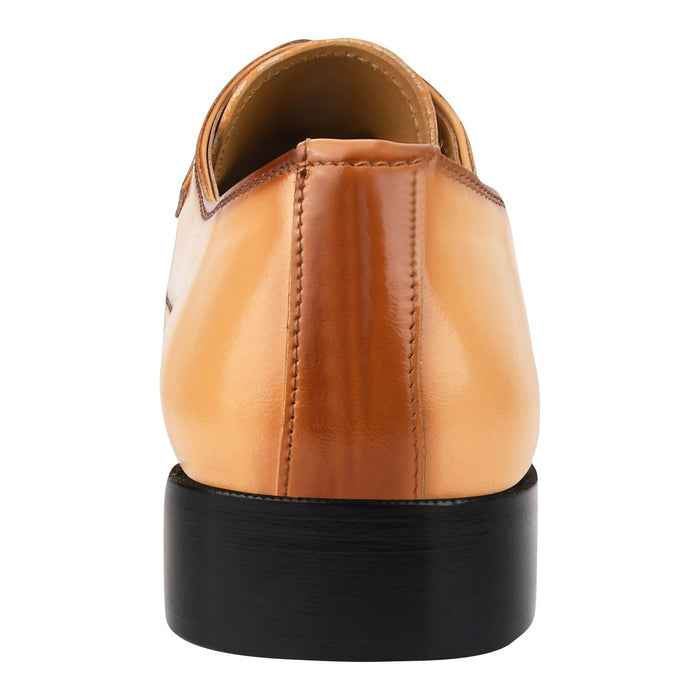 GLORIA Genuine Leather Oxford Style Monk Straps Shoe