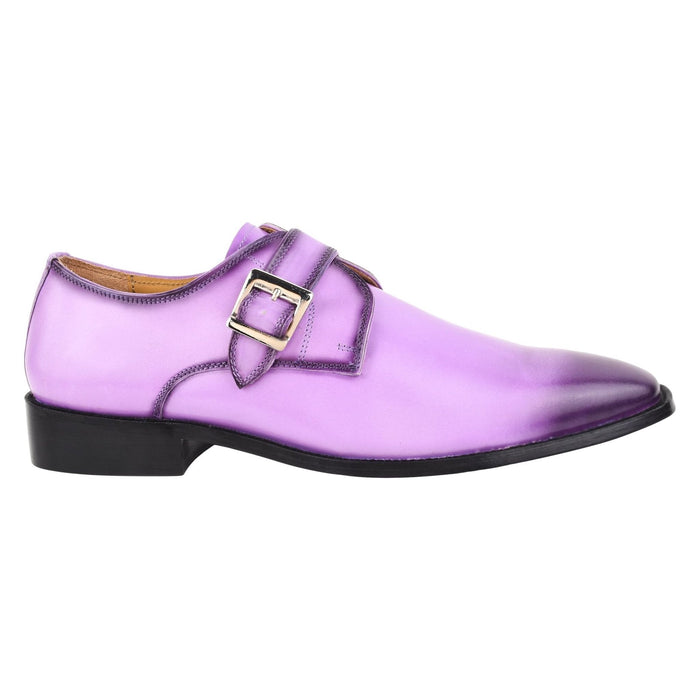 GLORIA Genuine Leather Oxford Style Monk Straps Shoe