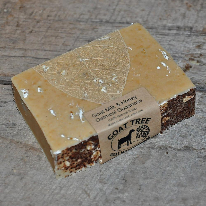 Soaplandia Soap Store Goat Milk & Honey Oatmeal Goodness Soap, Unscented Bar Soap