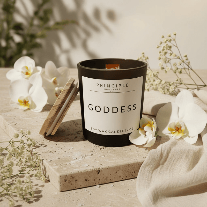 P R I N C I P L E Goddess Soy Wax Candle Candles