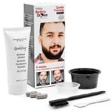 VIP Extensions Godefroy Barbers Choice 3 Application Beard and Mustache Dye for Men, 6 Weeks of Cover for Gray Facial Hair Dark Brown Hair Care