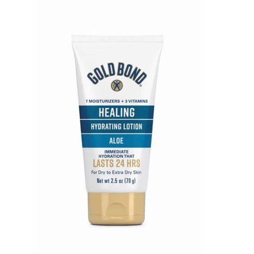 VIP Extensions Gold Bond Healing Hydrating Lotion With Aloe  24HR Hydration  2.5 oz. Skin Care