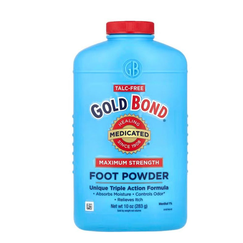 VIP Extensions Gold Bond Medicated Talc-Free Foot Powder 10 Oz
