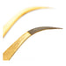 Mega Lash Academy - Gold Micro Fiber - MF1 - Ultra Curved Tweezers 0.5oz. 