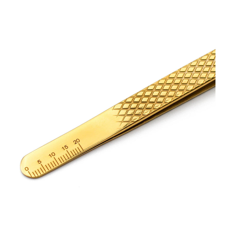 Mega Lash Academy Gold Micro Fiber - MF1 - Ultra Curved Tweezers Tweezers
