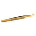 Mega Lash Academy - Gold Micro Fiber - MF1 - Ultra Curved Tweezers 0.5oz. 