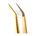 Mega Lash Academy - Gold Micro Fiber - MF4 - 45 Degree Volume Tweezers