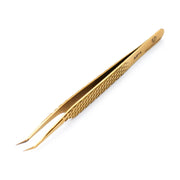 Mega Lash Academy Gold Micro Fiber - MF4 - 45 Degree Volume Tweezers Tweezers