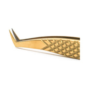 Mega Lash Academy Gold Micro Fiber - MF5 - Boot Volume Tweezers Tweezers