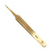 Mega Lash Academy - Gold Micro Fiber - MF8 - Straight Isolating Tweezers