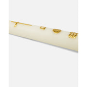 Be A Heart Alpha & Omega Baptism Candle (Gold) Candles