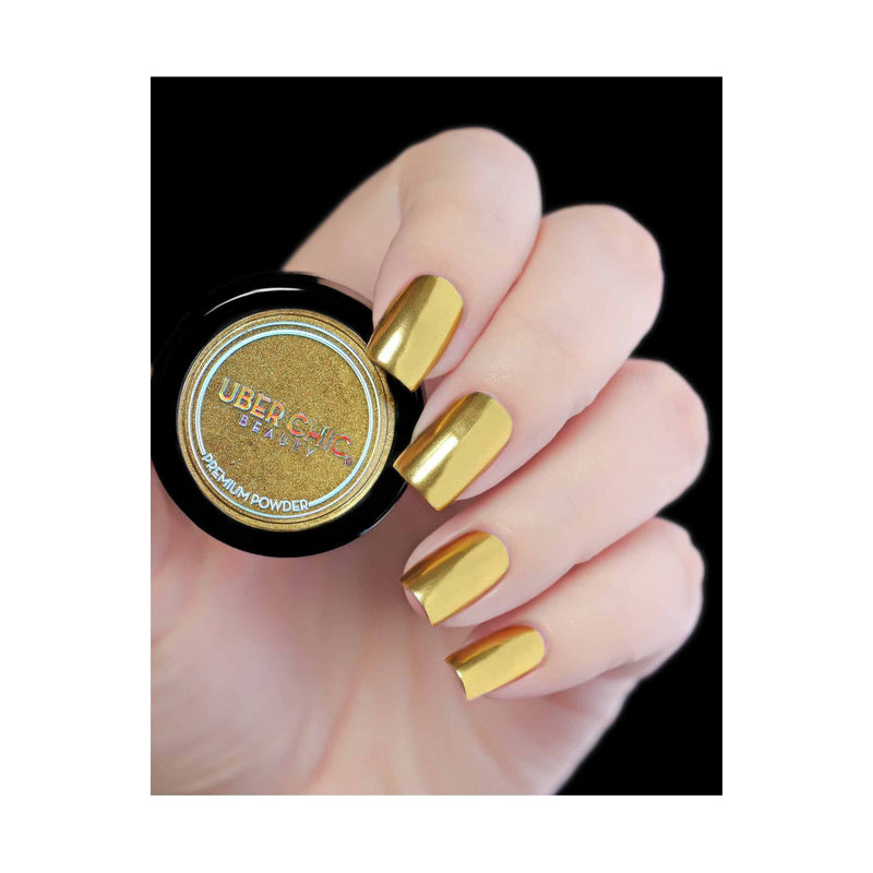 UberChic Beauty True Gold Chrome Powder