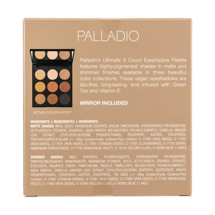 Palladio - Ultimate 9 Count Eyeshadow Palette