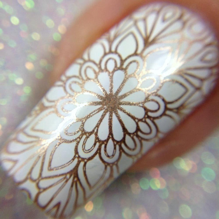 Twinkled T - Liquid Gold Stamping Polish