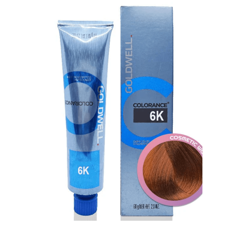 VIP Extensions Goldwell Colorance Demi-permanent Dye Hair Color (4.2 oz. Canister) (6K Hair Care