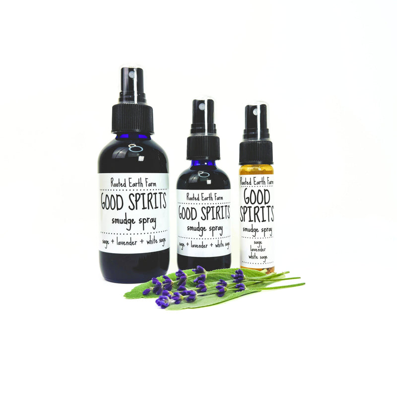 Rooted Earth Farm + Apothecary Good Spirits Smudge Spray Smudge Sprays
