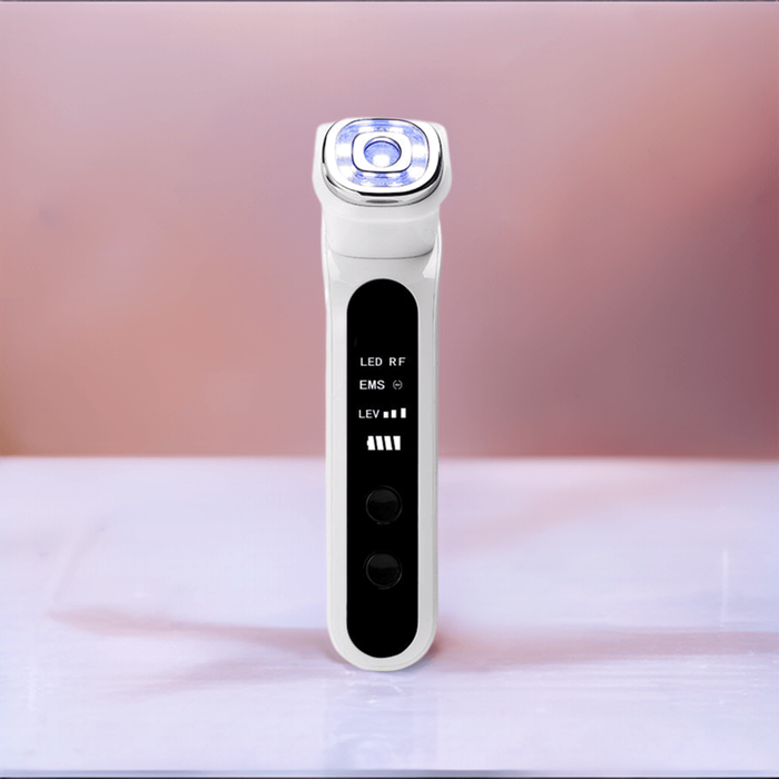 ZAQ Skin & Body -  Facial Rejuvenation Device - 7 Led, Rf, Ems, Sonic Vibration, Hot Massager Therapy