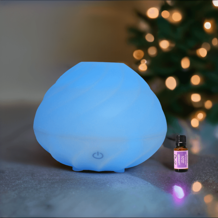 ZAQ Skin & Body - Swirl Aromatherapy Essential Oil Diffuser With Lavender Pure Essential Oil