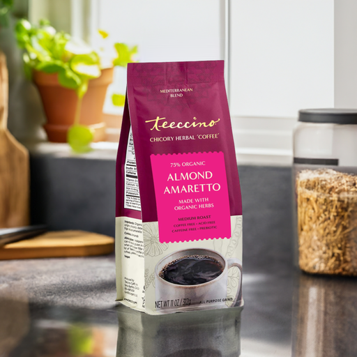 Teeccino Almond Amaretto Chicory Herbal Coffee Herbal Coffee