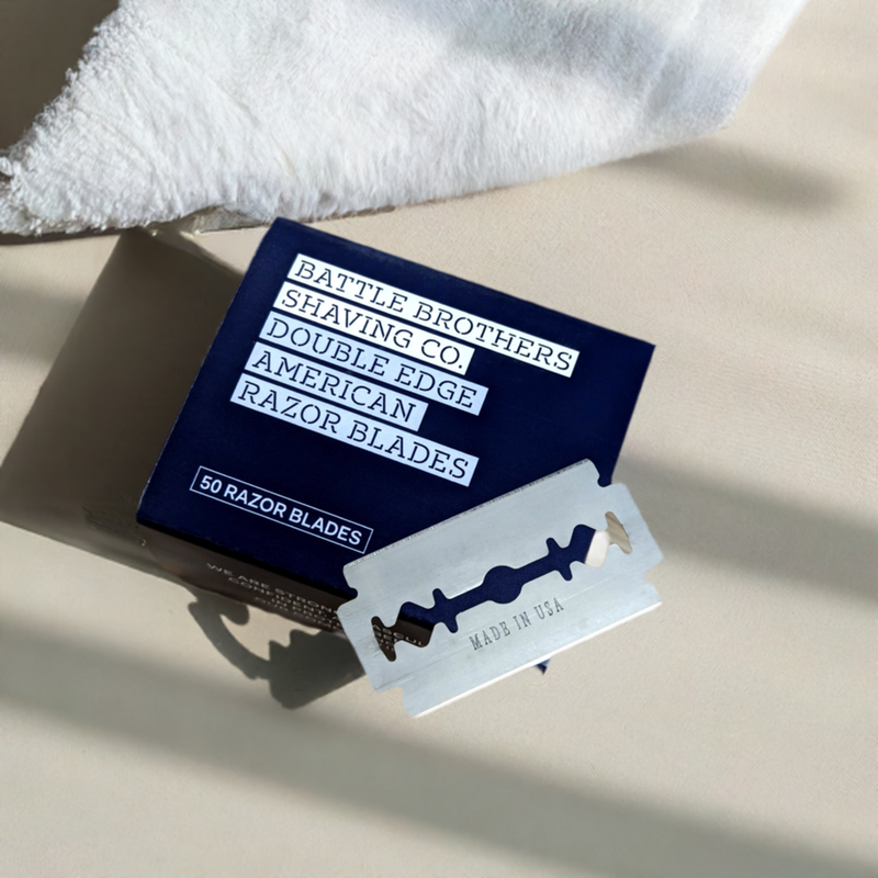 Battle Brothers Razor Made in U.S.A. Double Edge Safety Razor Blades - Pack of 50 — Pasteur ...